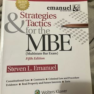 Strategies & Tactics for the MBE 5th edition